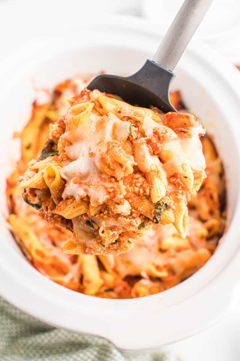 Easy Baked Ziti Recipe (Crock Pot) Build Your Bite