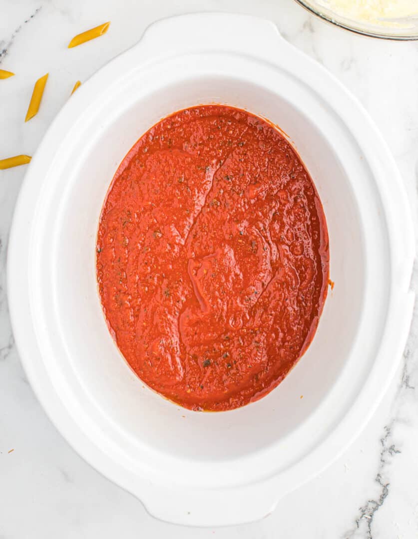 Easy Baked Ziti Recipe (Crock Pot) Build Your Bite