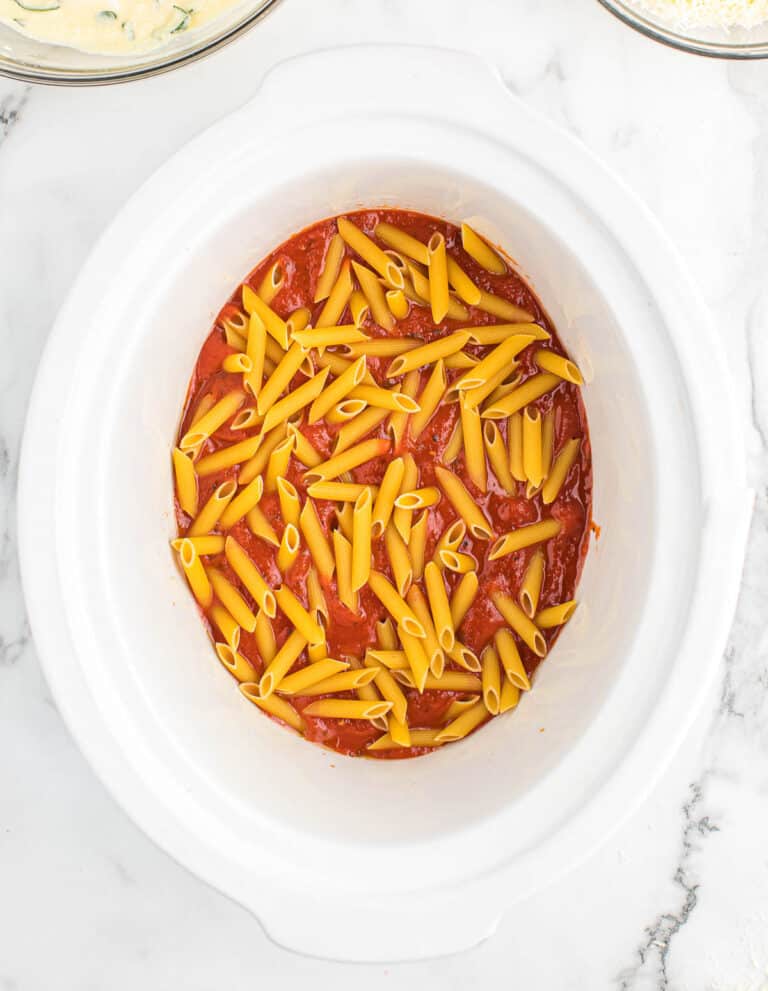 Easy Baked Ziti Recipe (Crock Pot) Build Your Bite