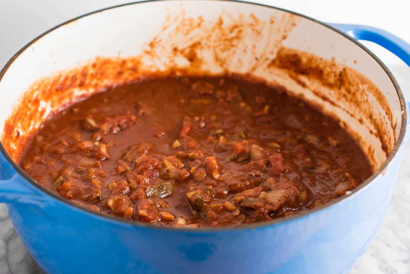 meatless pasta sauce for ziti