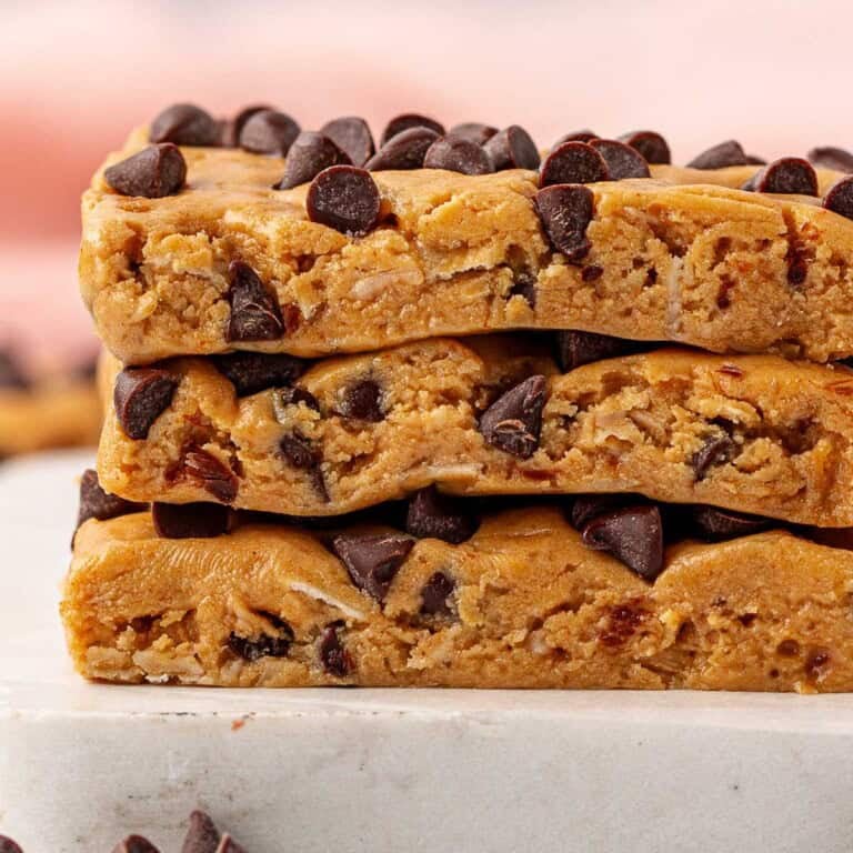 Peanut Butter Chocolate Chip Protein Bars - Build Your Bite