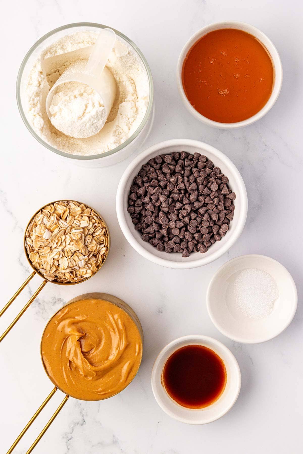 ingredients to make protein bars