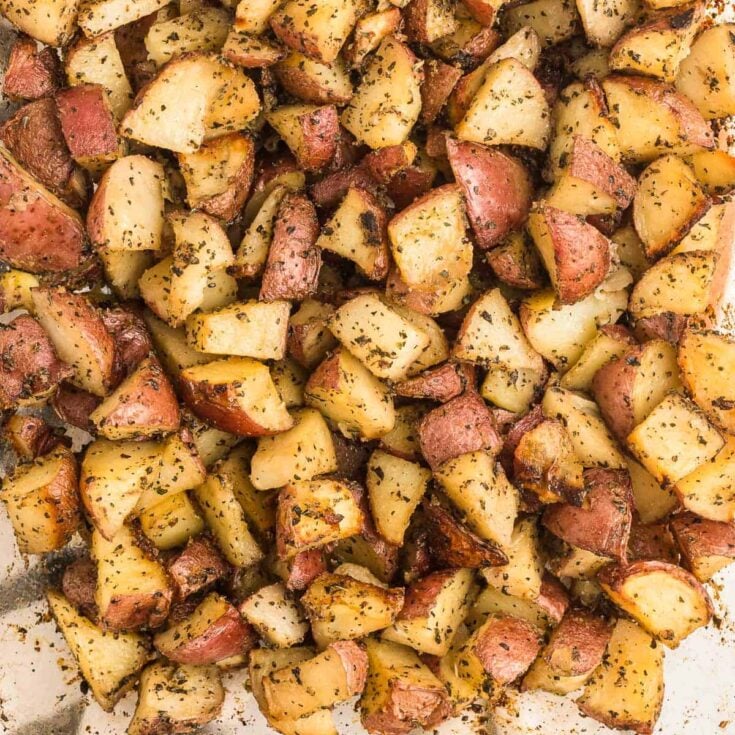 Oven Roasted Baby Red Potatoes w/Garlic