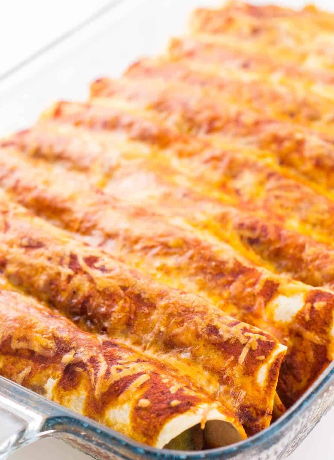 The Best Veggie Enchiladas Recipe Build Your Bite
