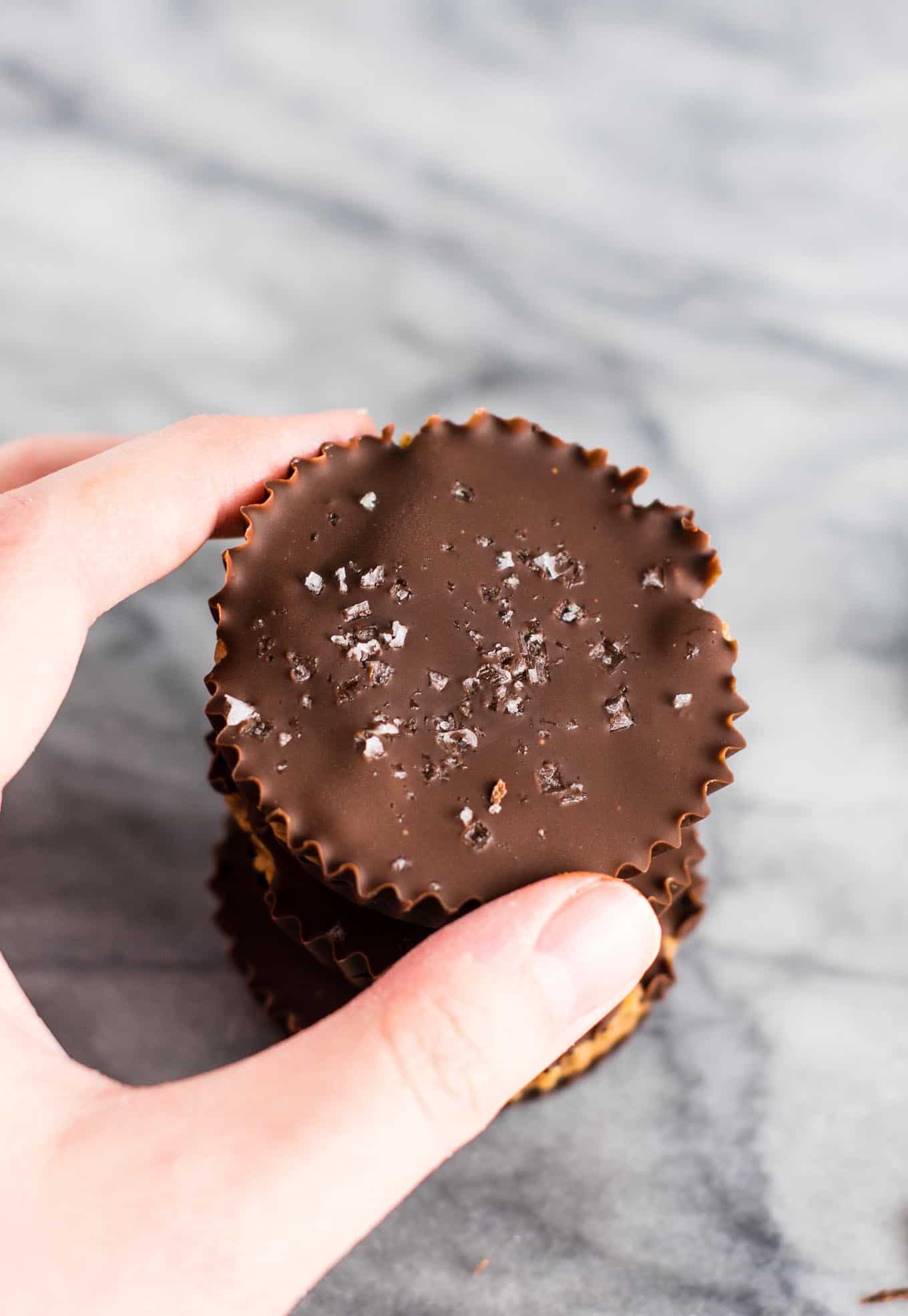 chocolate almond butter cups