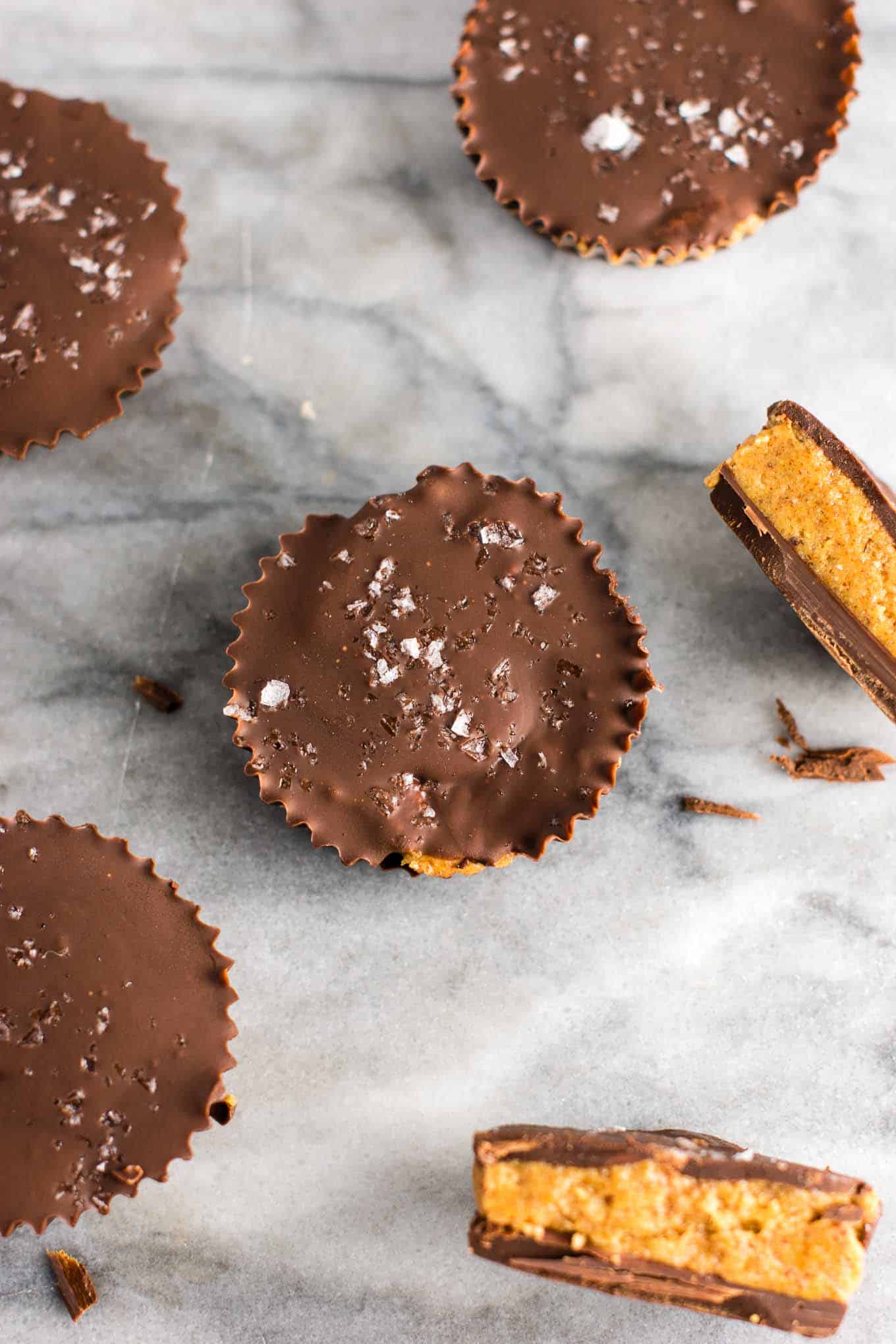 Chocolate Protein Peanut Butter Cups (dairy-free, 9g per serving)