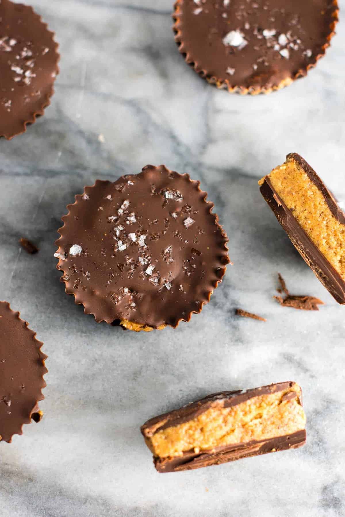 chocolate almond butter cups