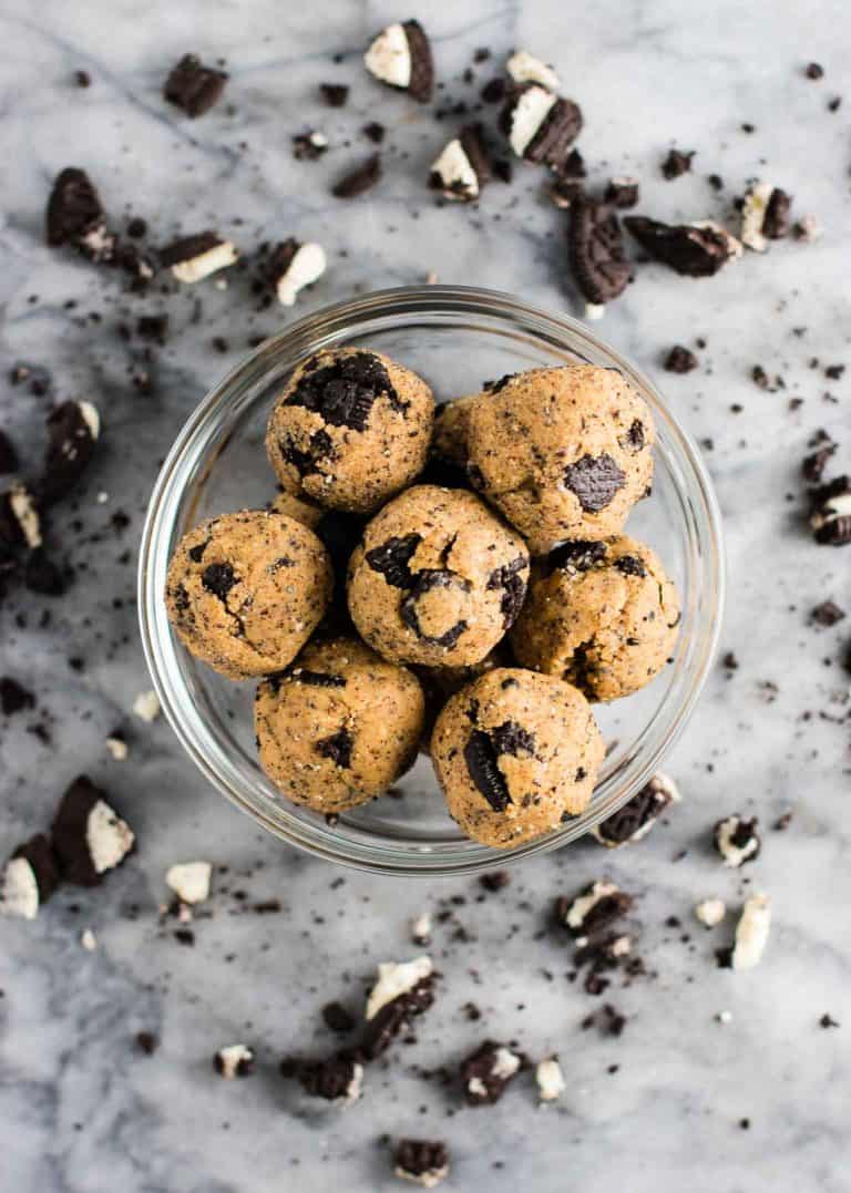Cookies and Cream Protein Balls Recipe Build Your Bite