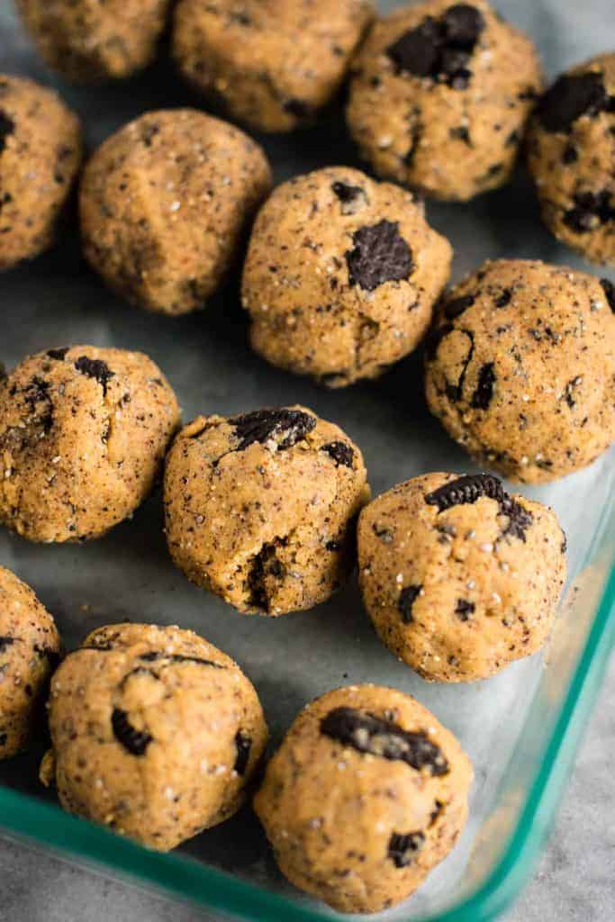 Cookies and Cream Protein Balls Recipe Build Your Bite