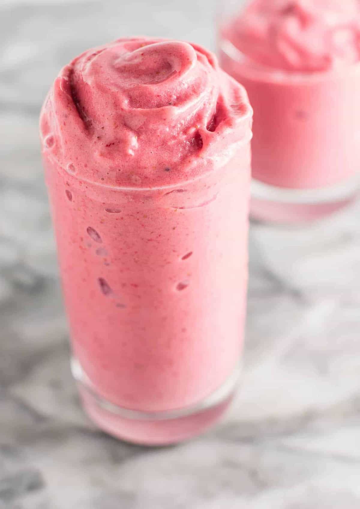 frozen strawberry banana smoothie