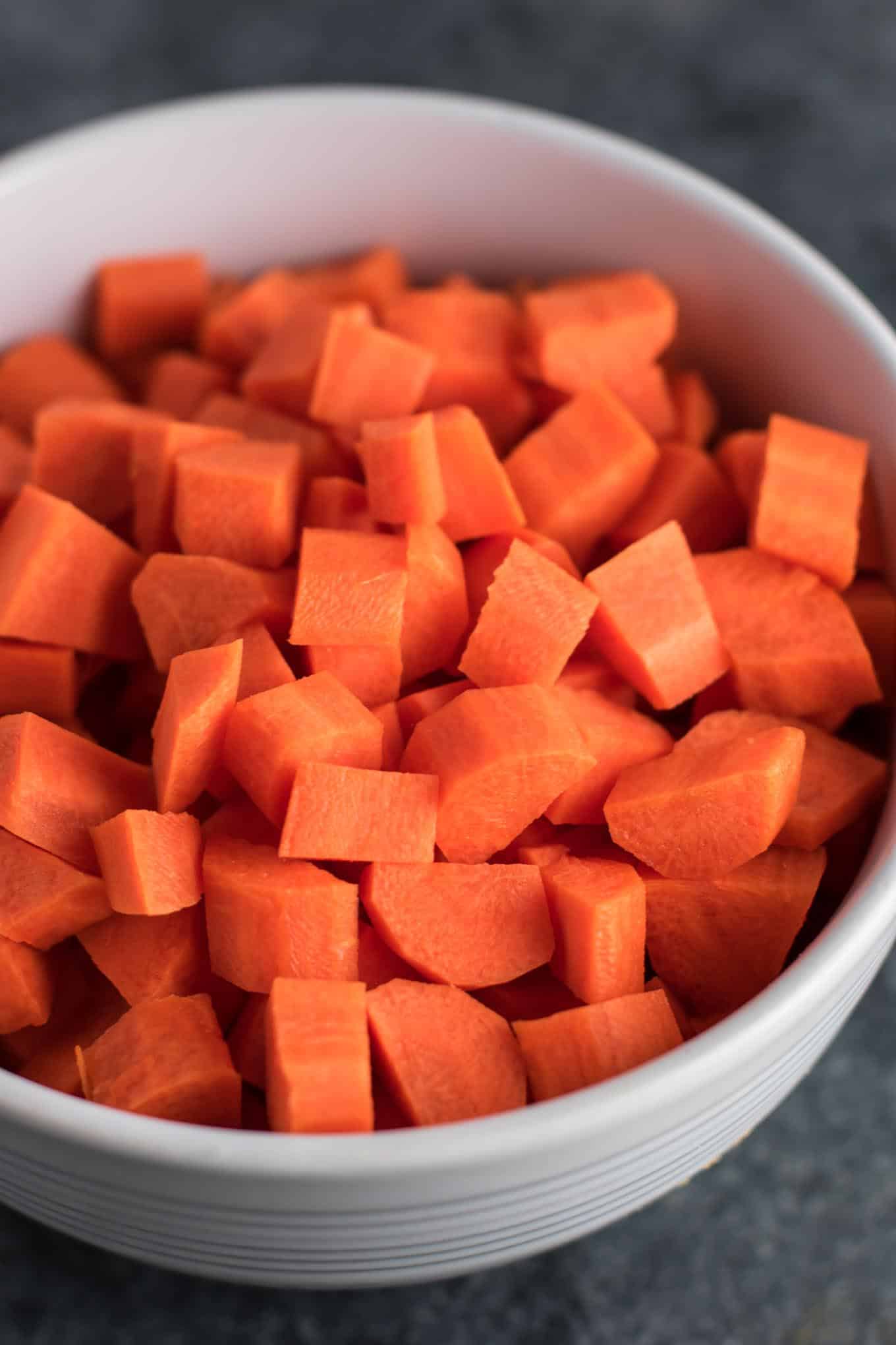 diced carrots