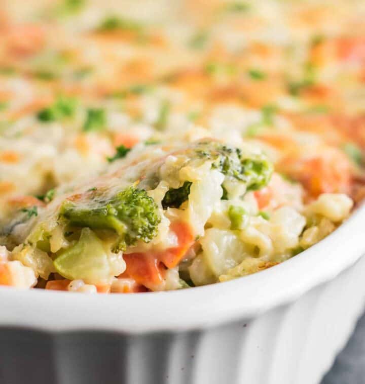 Vegetable and Rice Casserole Recipe - Build Your Bite