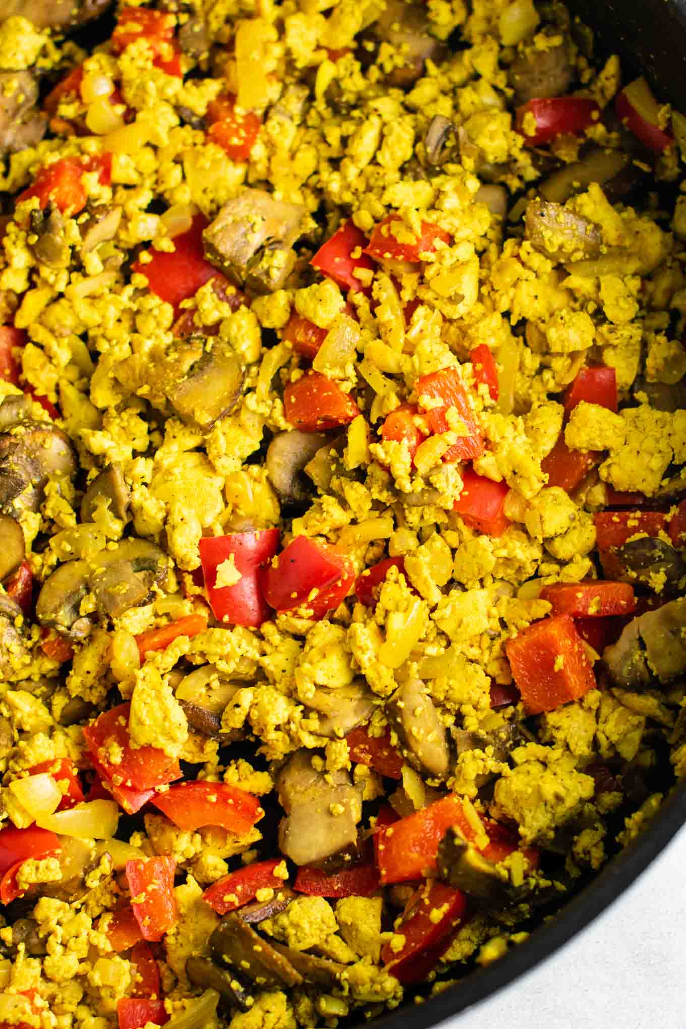 how to make tofu scramble #vegan #breakfast #tofu