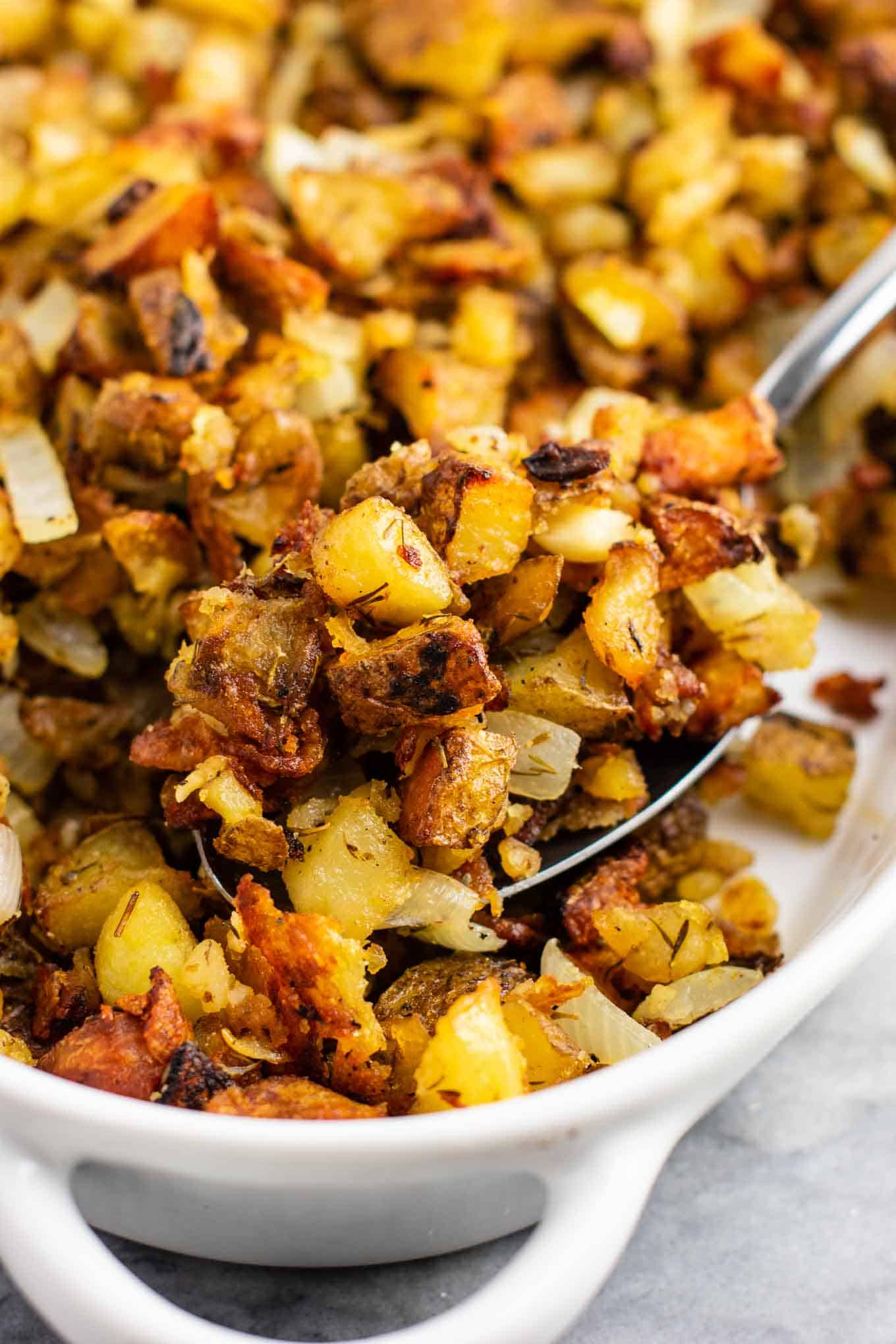 Famous Crispy Potato Casserole Recipe - Build Your Bite