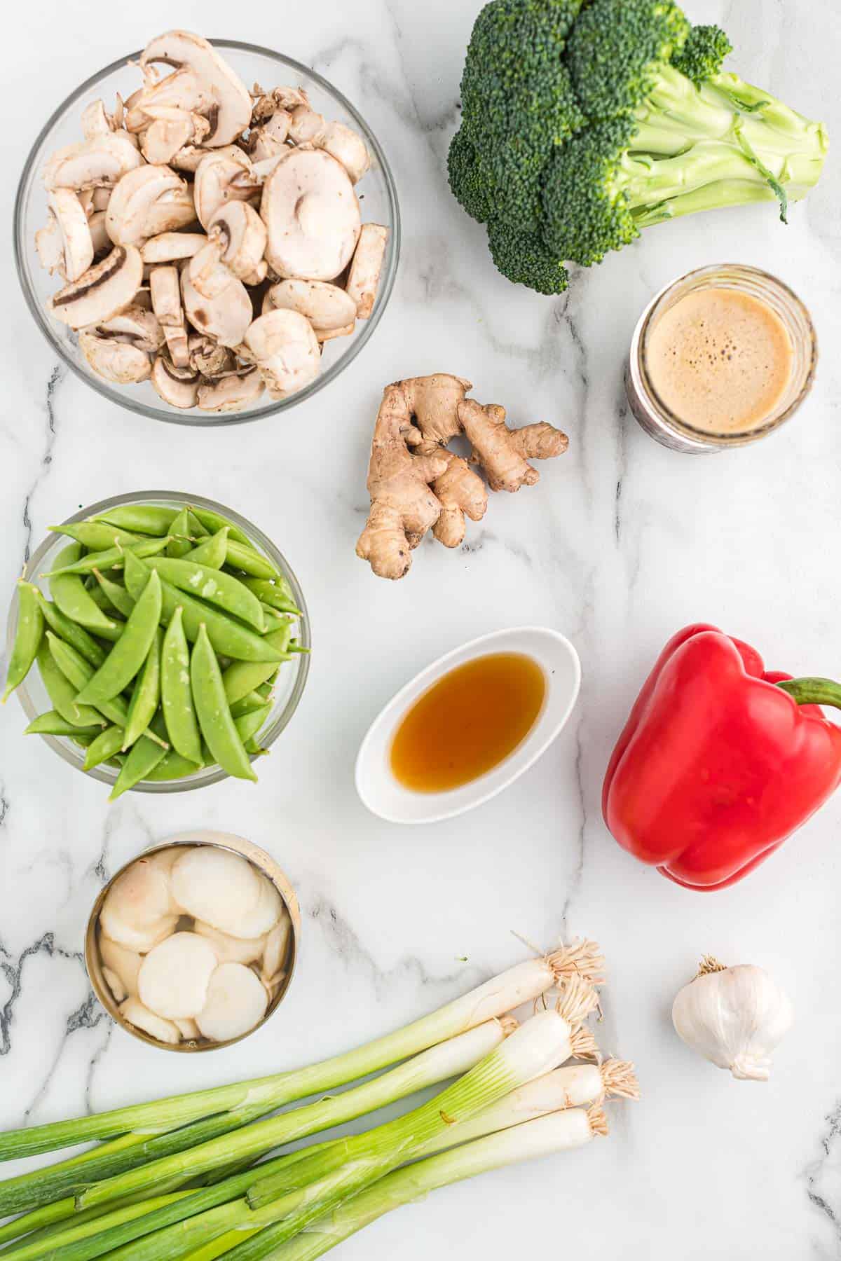 ingredients needed to make stir fry vegetables