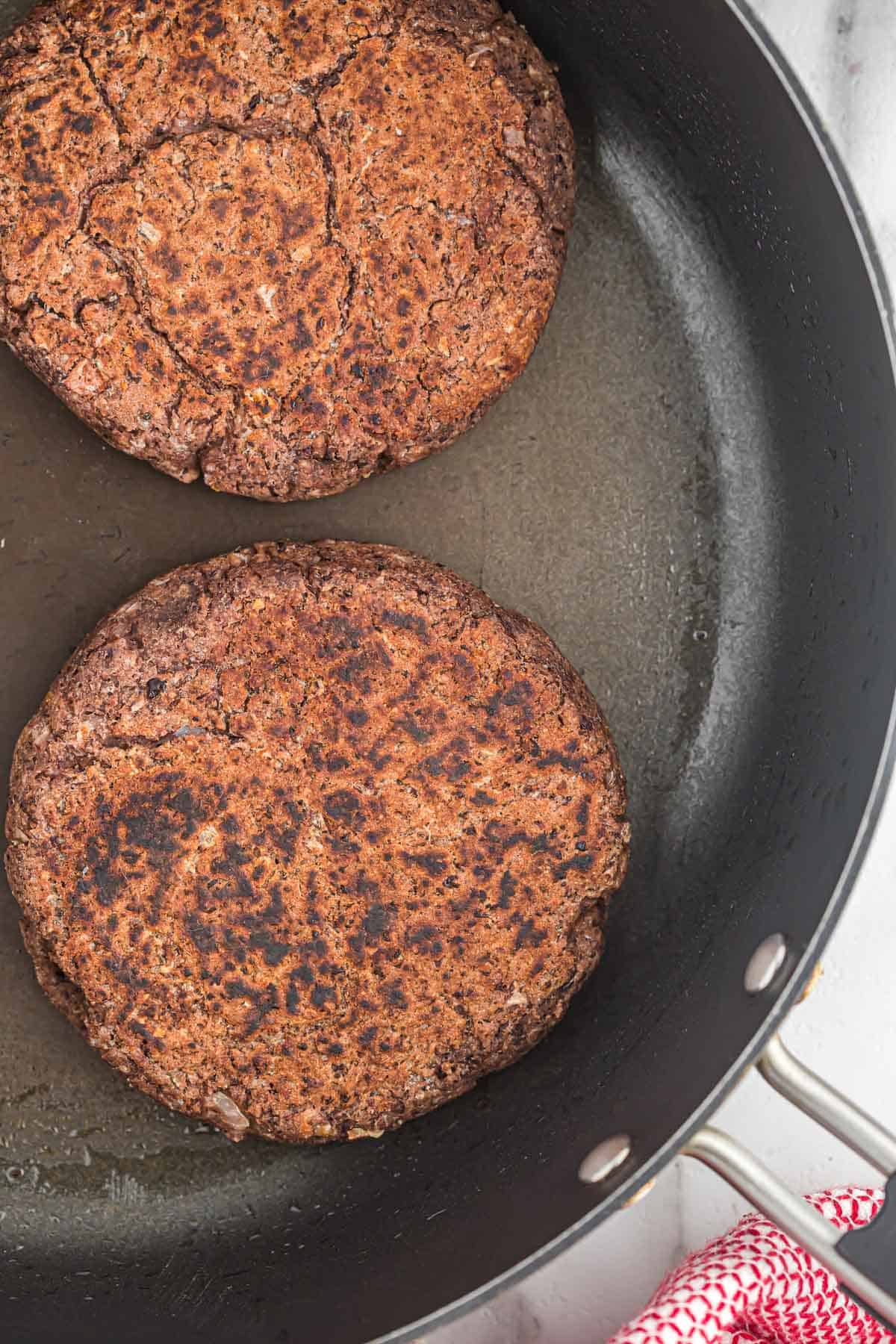 cooked black bean burgers
