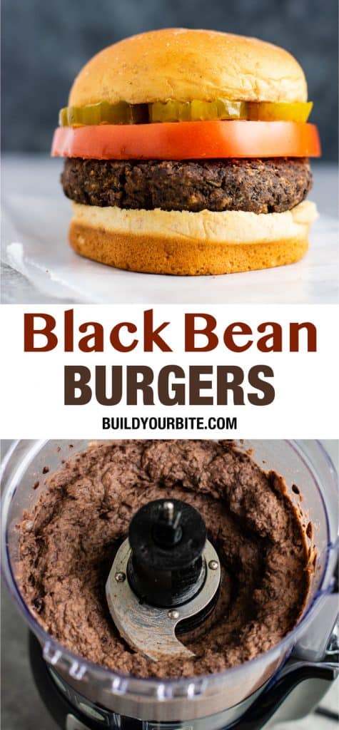 The BEST black bean burger recipe – not mushy and have so much flavor! Perfect meatless burger! #blackbeanburger #vegetarian #meatless #beanburger #veggieburger #vegetarianburger #blackbeanburgers #beanburgerrecipe