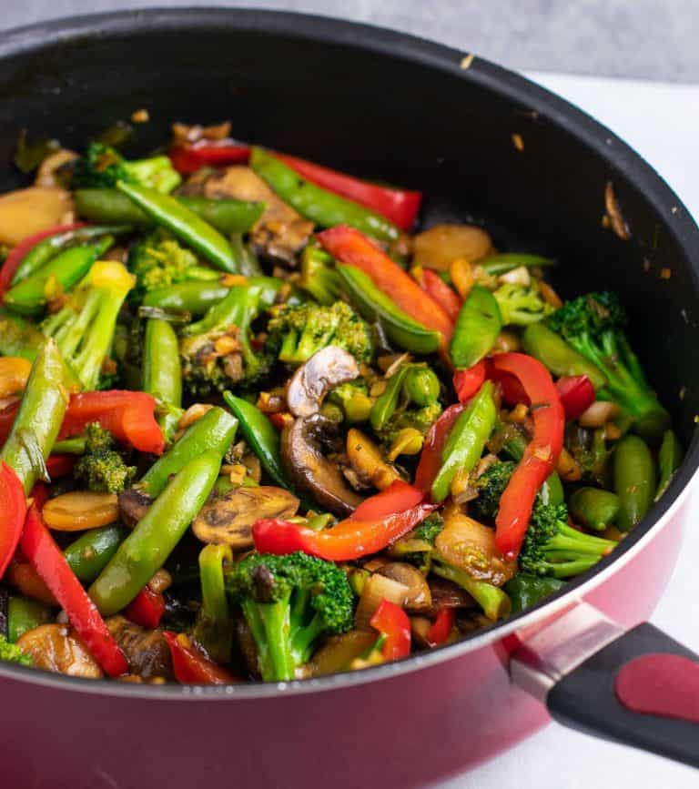 Vegetable Stir-FryTime  About 45 Minutes Before Serving