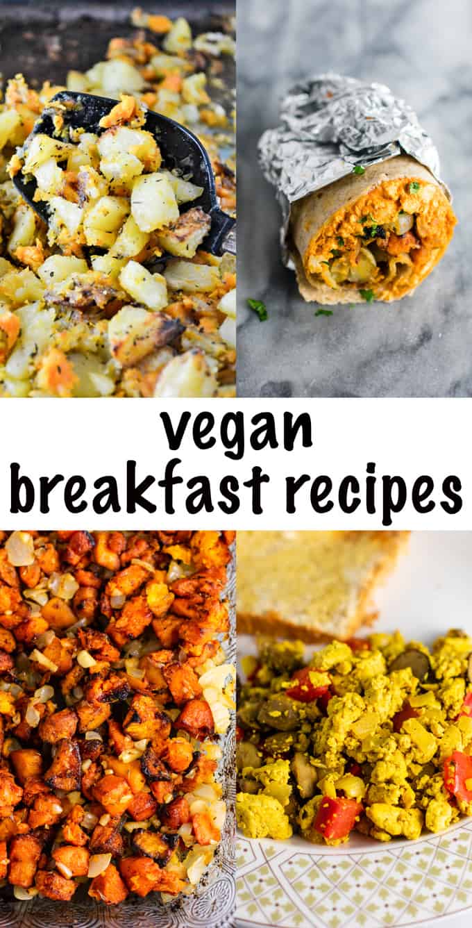 vegan breakfast ideas - all of these look really good! #veganbreakfast #veganbreakfastrecipe #breakfast #veganrecipe