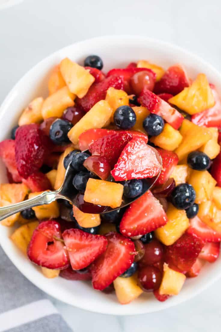 Simple Fruit Salad Recipe with Honey Lime Dressing Build Your Bite