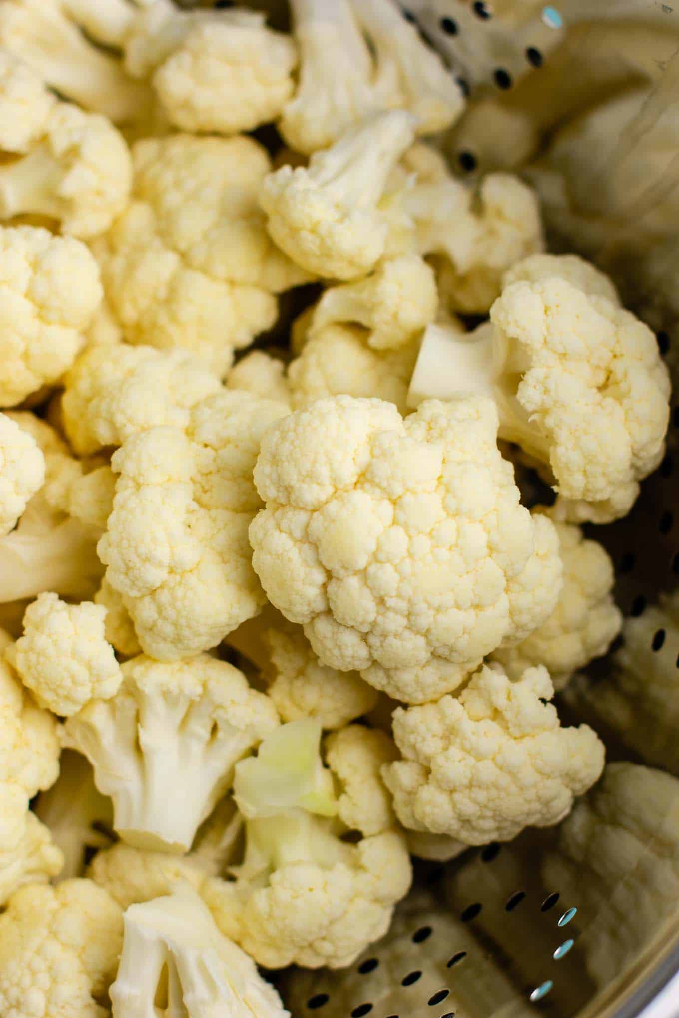 raw cauliflower florets