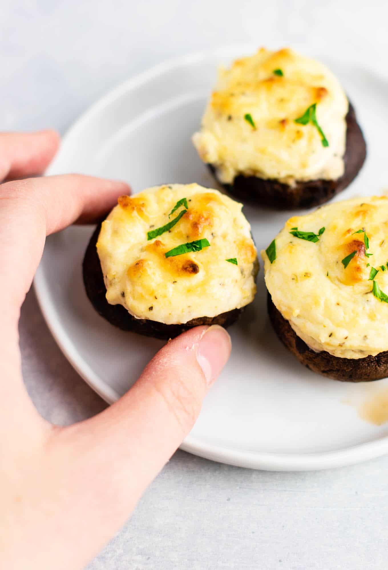 View Stuffed Portobello Mushrooms Recipe Pics