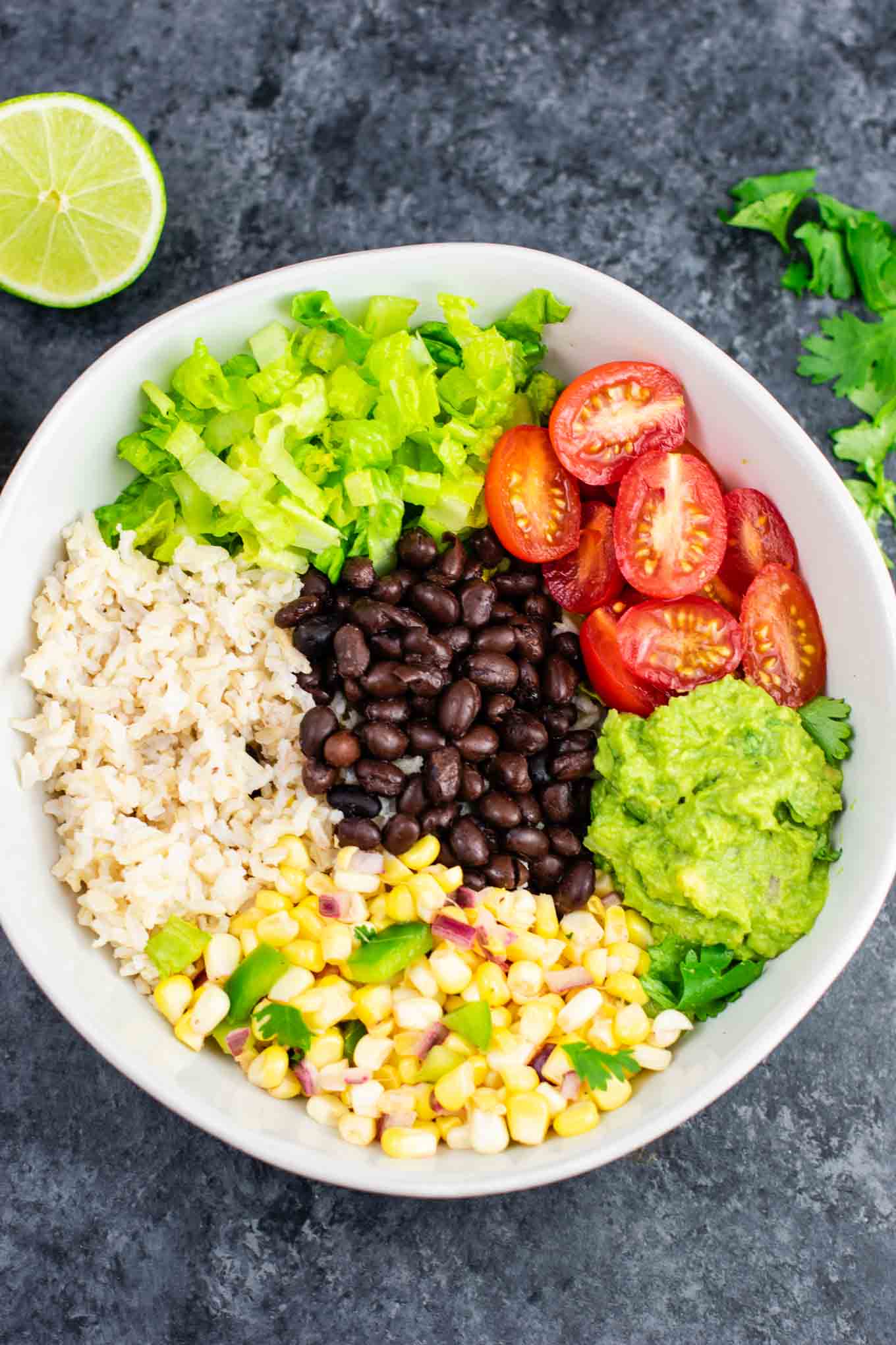 Easy Tofu Burrito Bowl Meal Prep