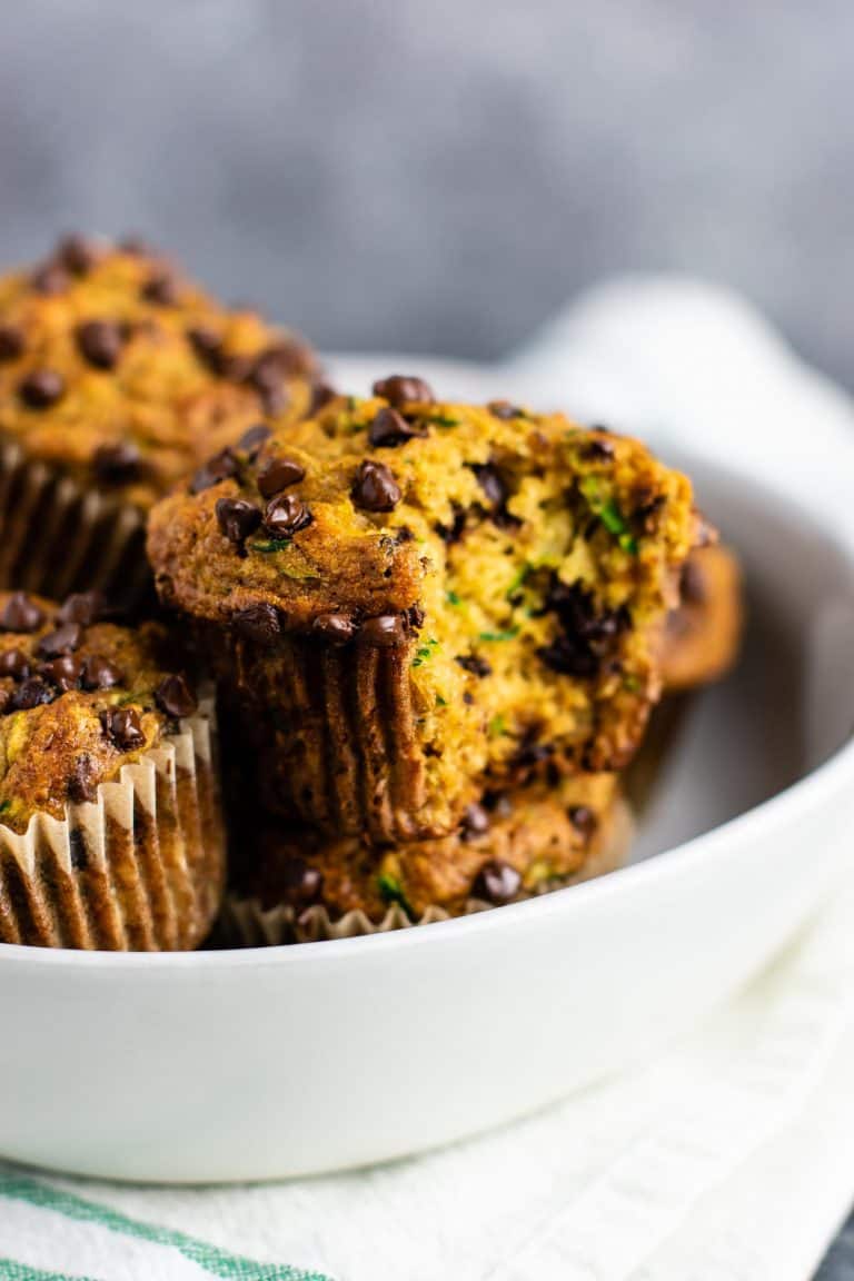 Zucchini Chocolate Chip Muffins Build Your Bite