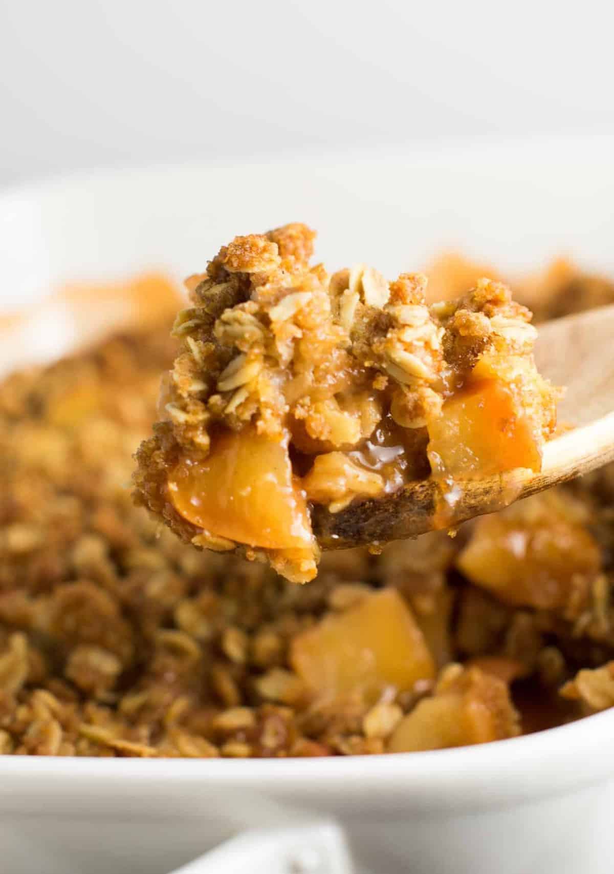 dairy free apple crisp