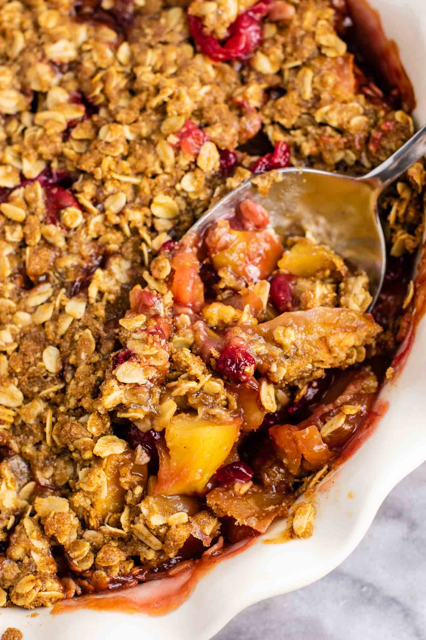 cranberry apple crisp