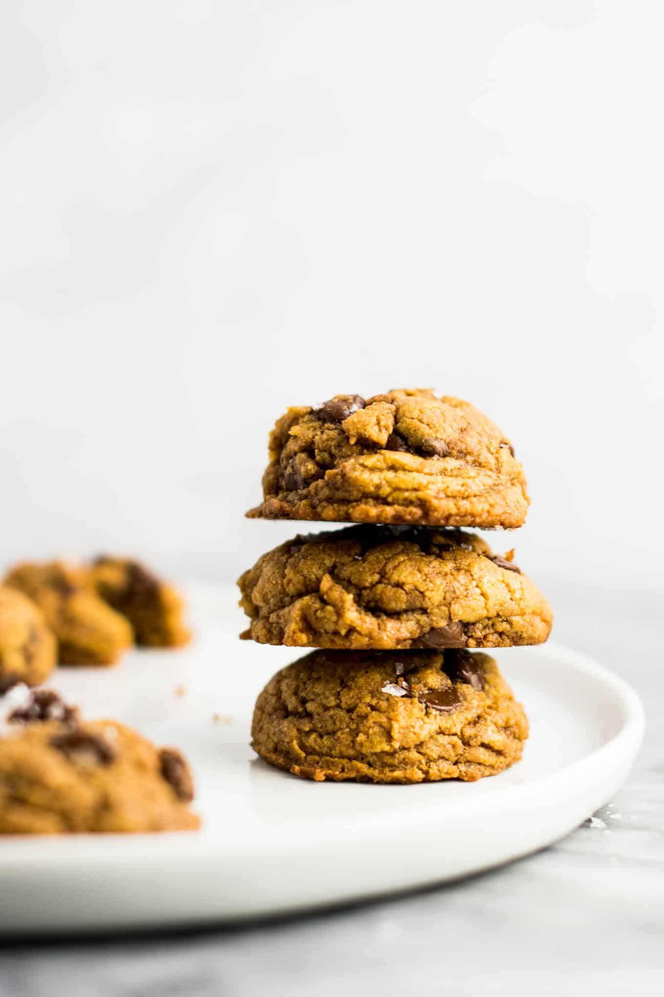 Vegan Pumpkin Chocolate Chip Cookies - Build Your Bite