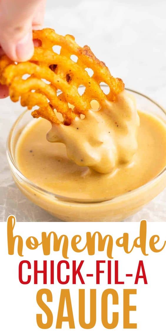 image with text "homemade chick-fil-a sauce"