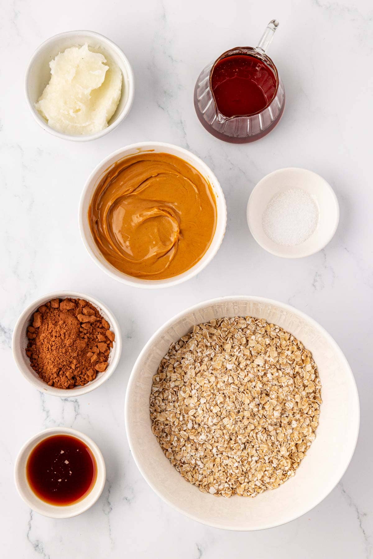 ingredients to make healthy no bake cookies