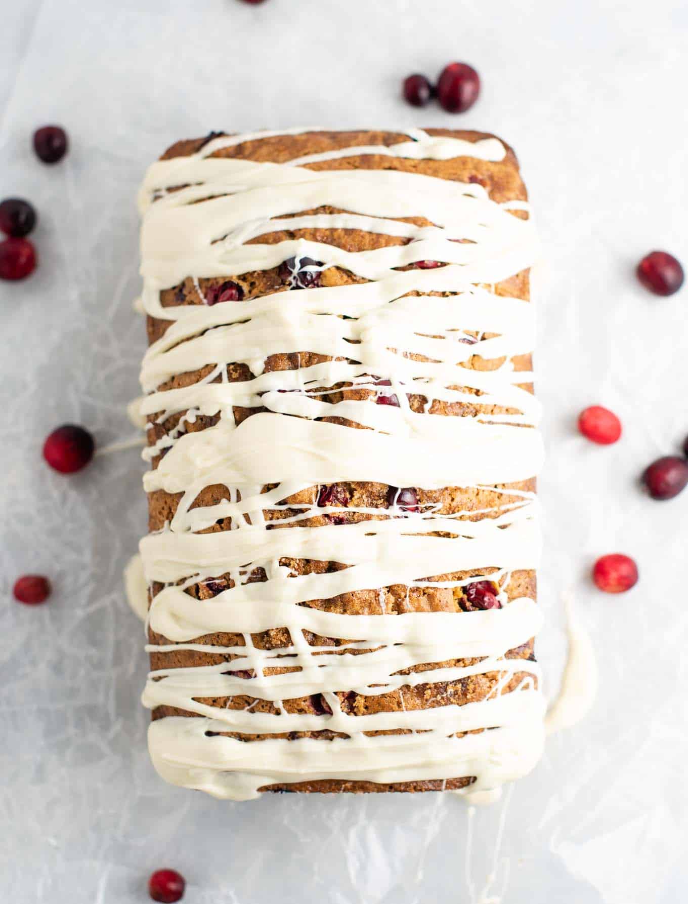 cranberry white chocolate loaf