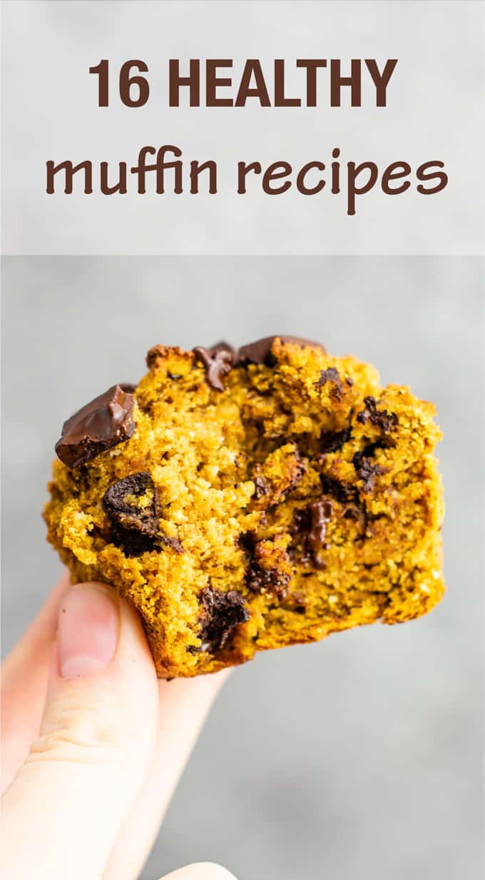 16 healthy muffin recipes to bake right now! #healthymuffins #breakfast #muffins 