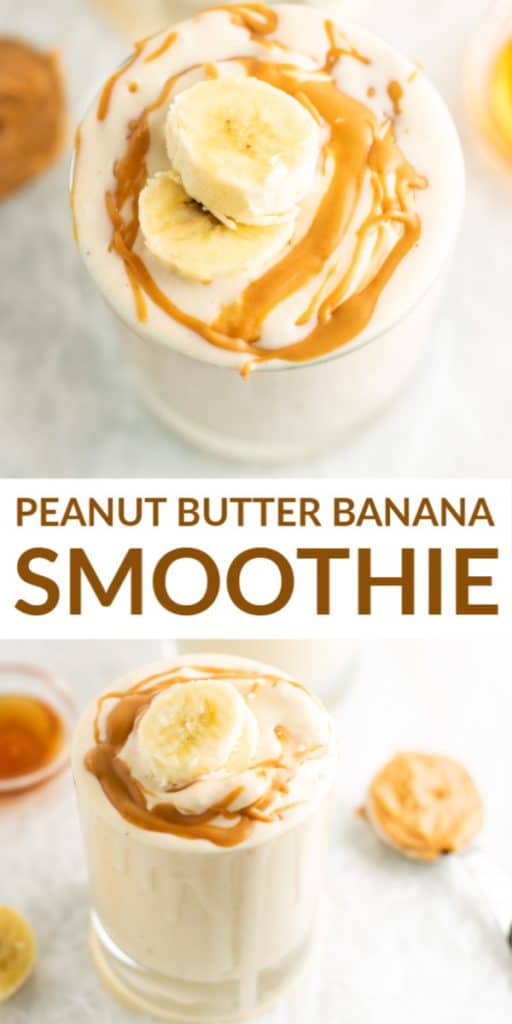banana peanut butter smoothie recipe