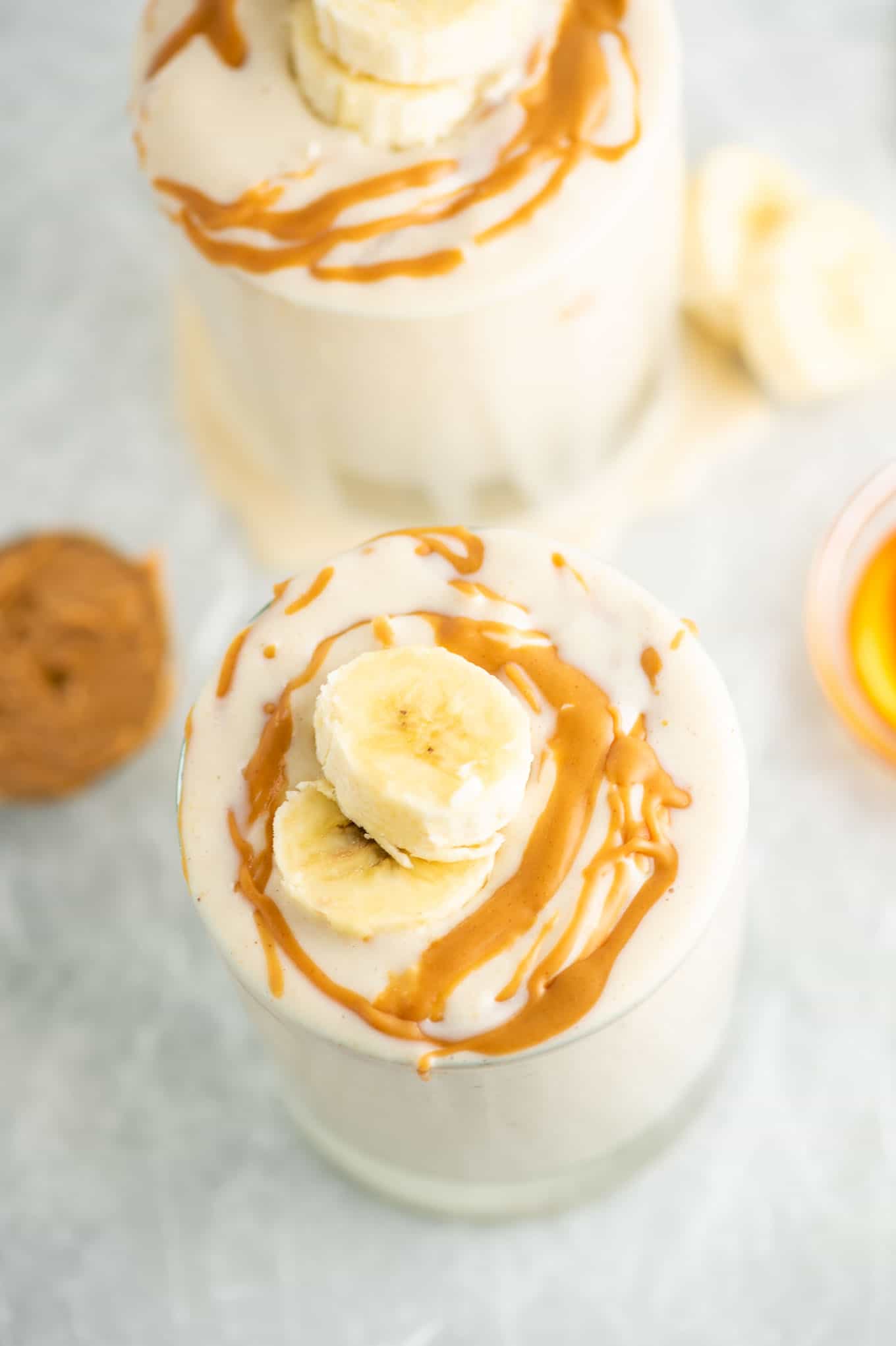 greek yogurt peanut butter banana smoothie