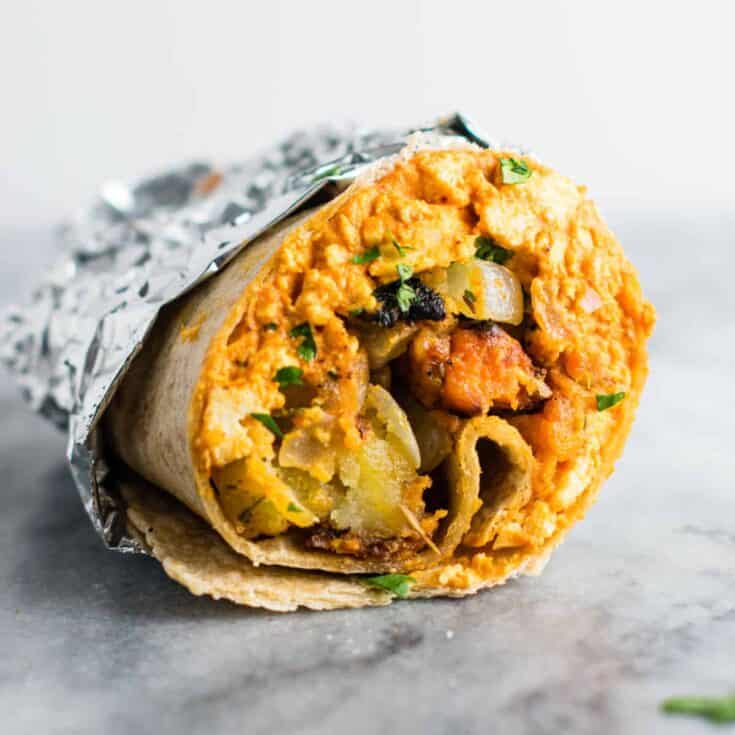 vegan breakfast burrito