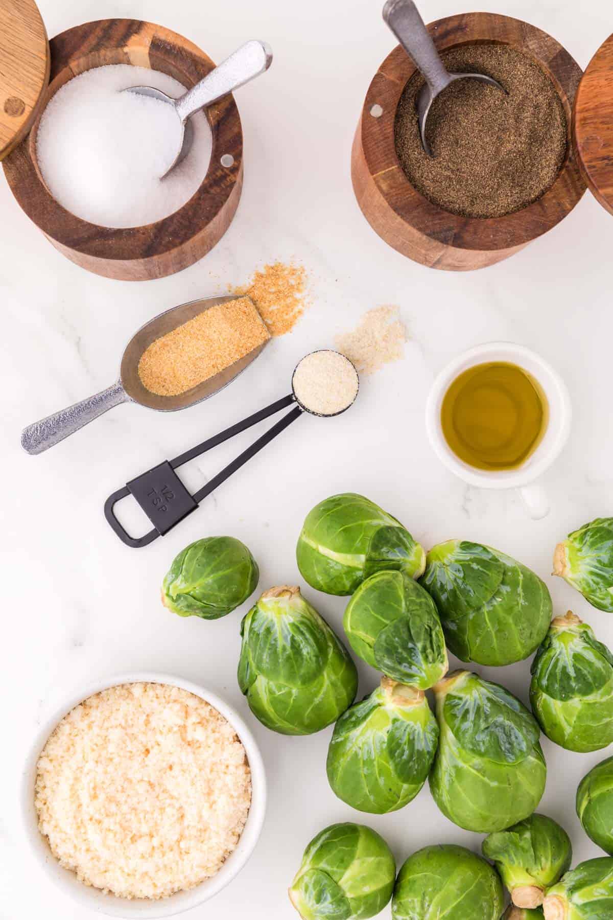 ingredients needed to make brussels sprouts chips