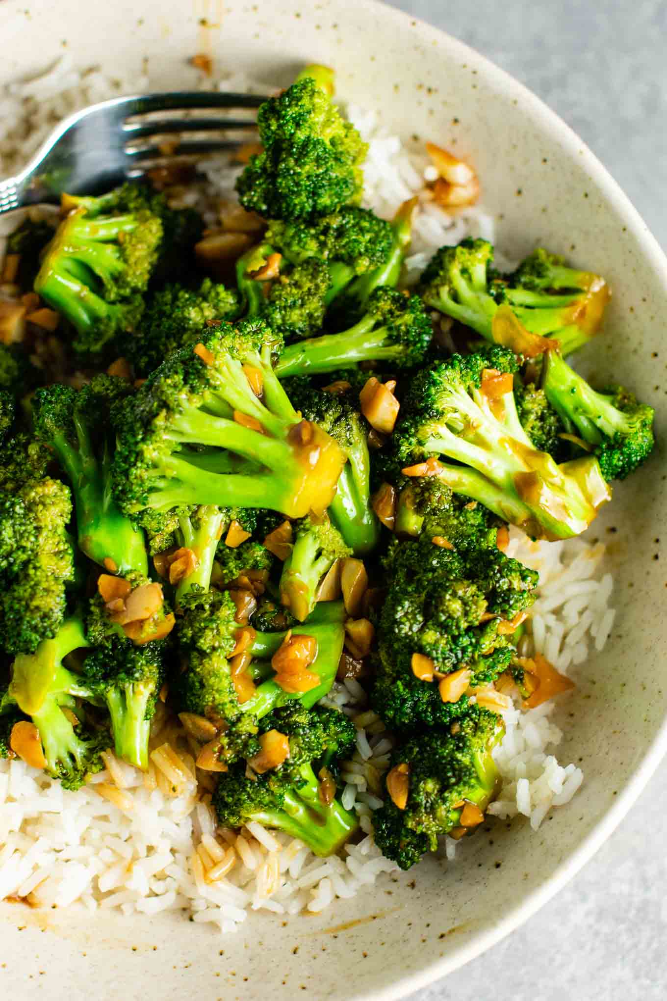 broccoli with garlic sauce