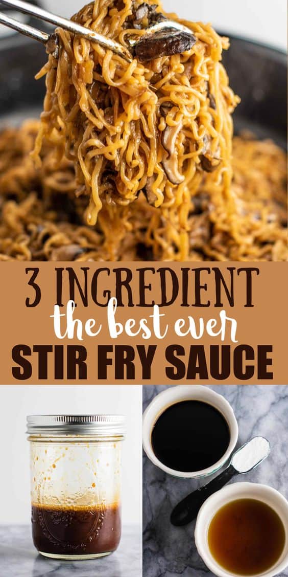 3 Ingredient Stir Fry Sauce Reci