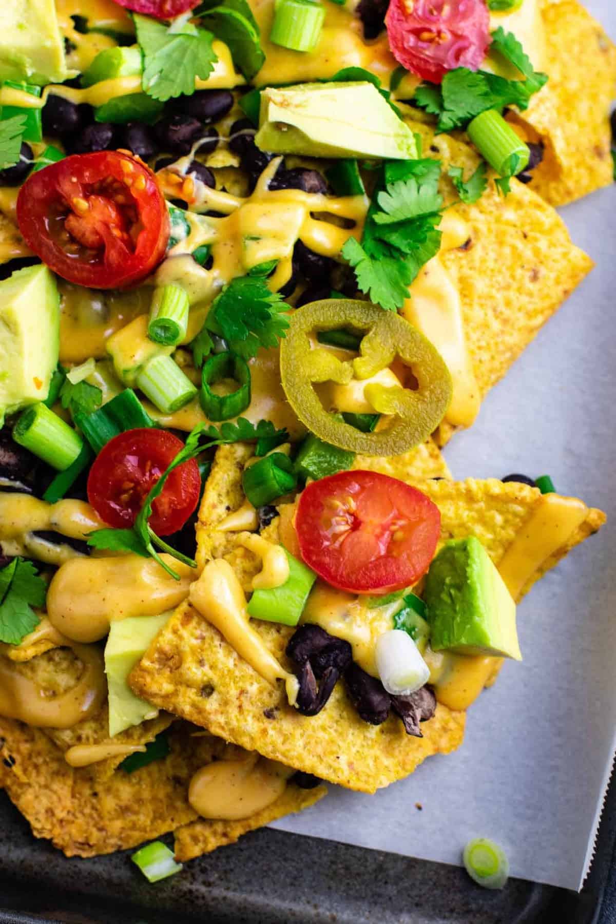 Vegetarian Loaded Nachos Recipe