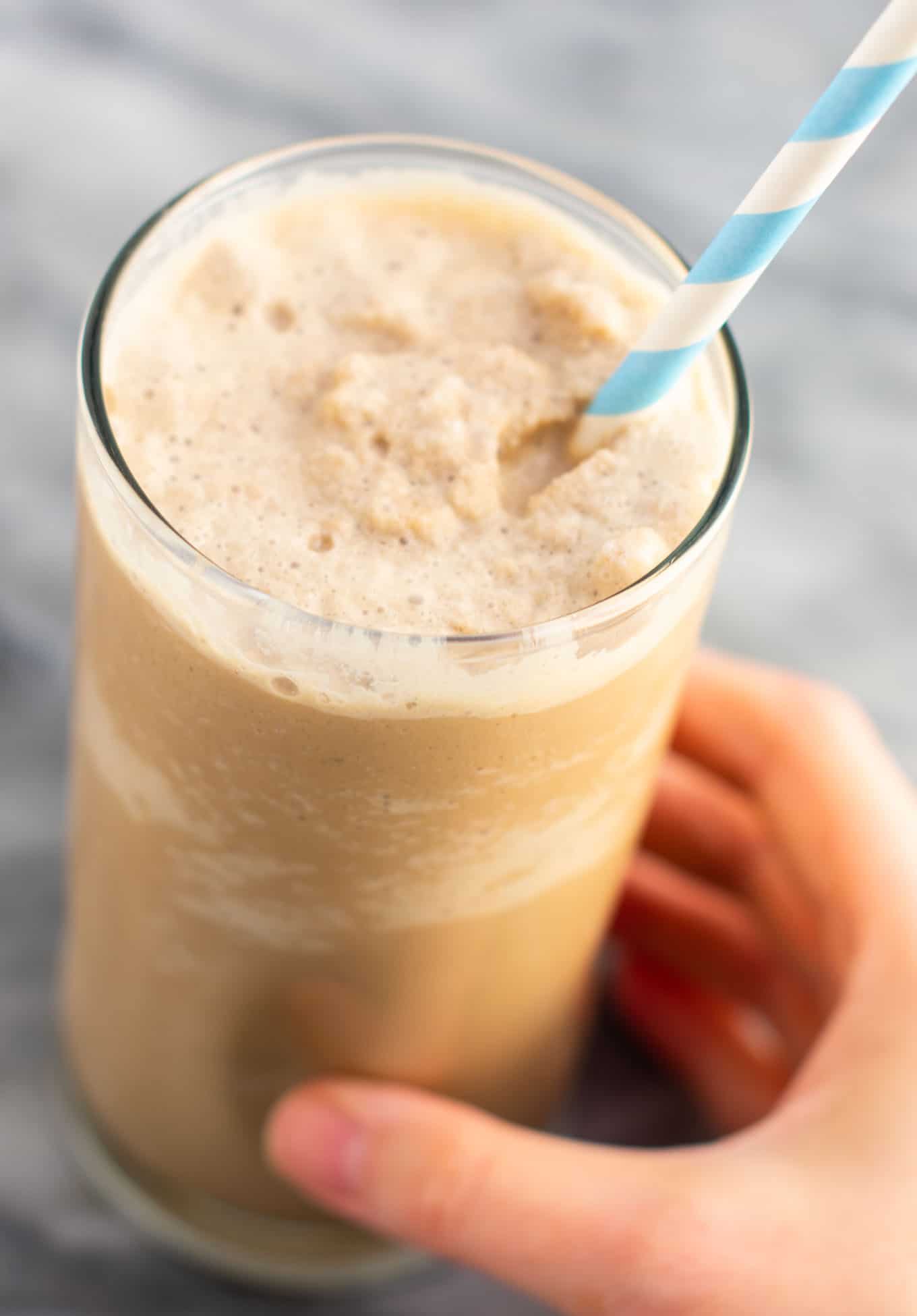 homemade coffee with whipped cream