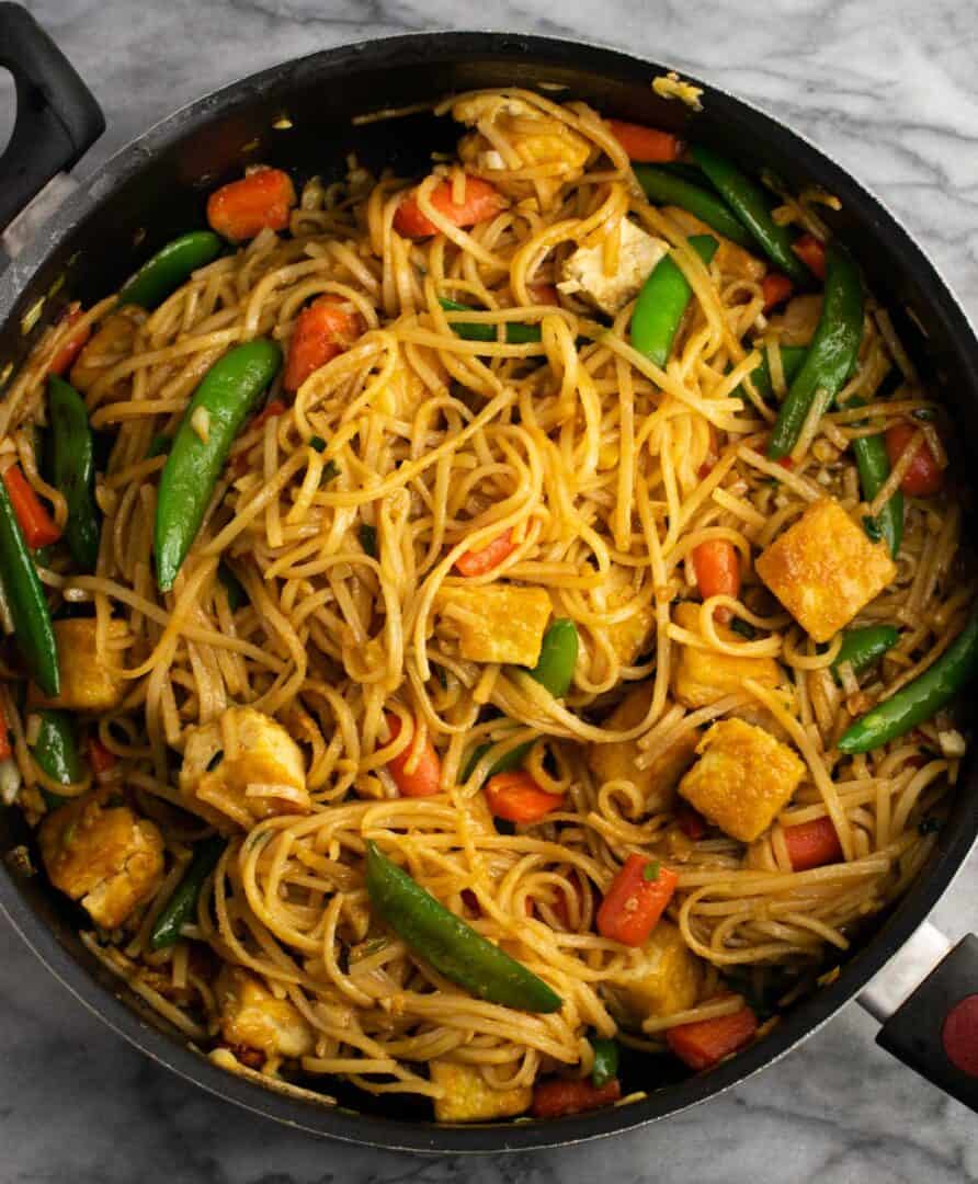 Tofu Stir Fry Noodles - Build Your Bite