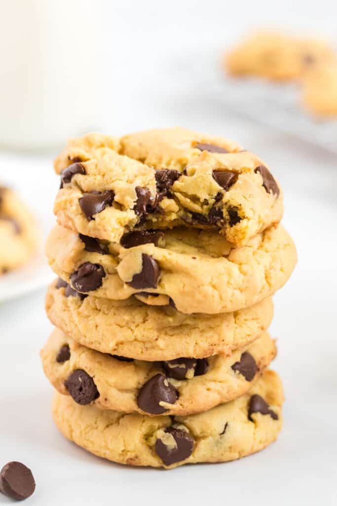 Yellow Cake Mix Chocolate Chip Cookies - Build Your Bite