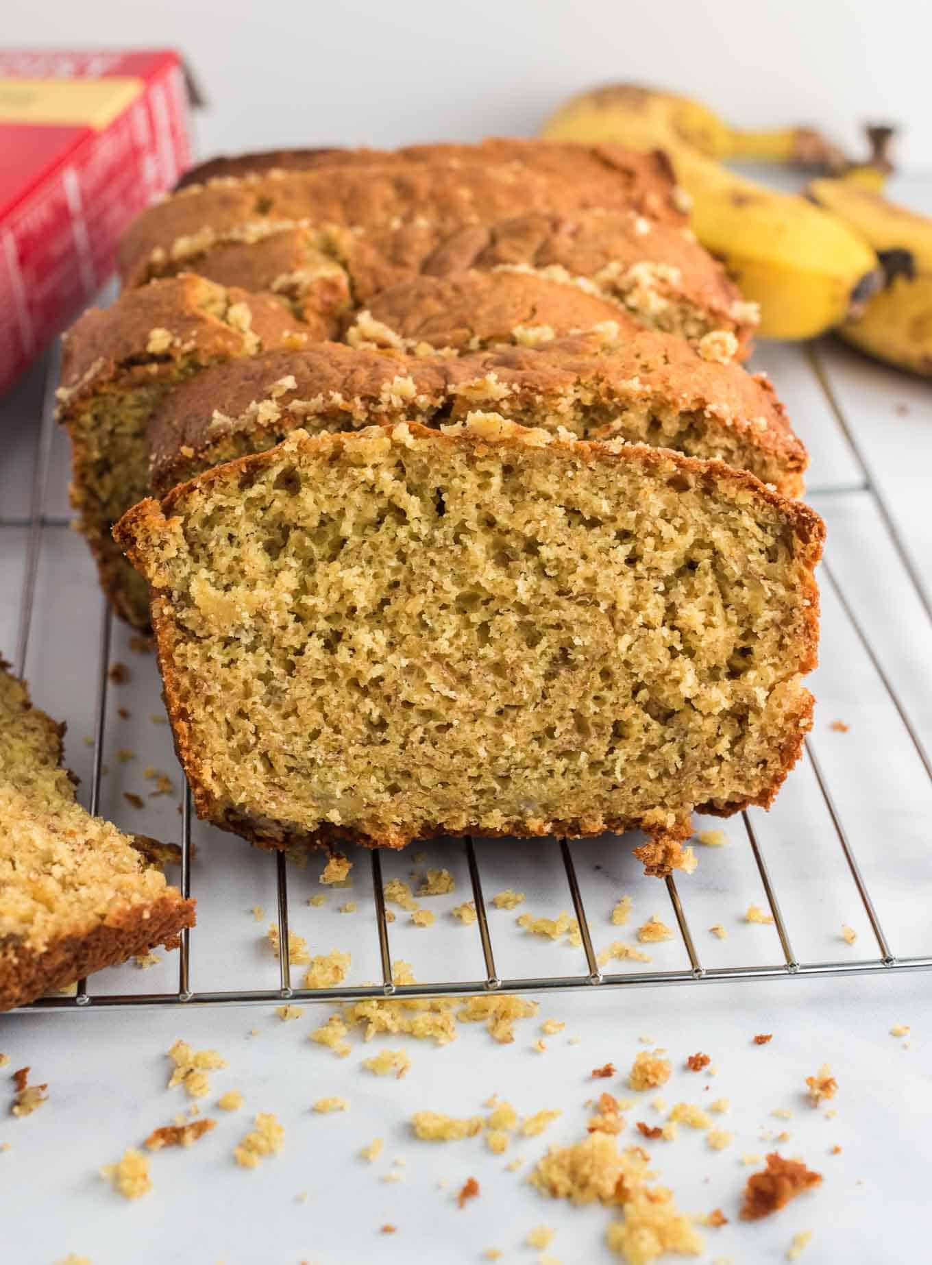 Easy Banana Bread Recipe With Cake Mix World Map