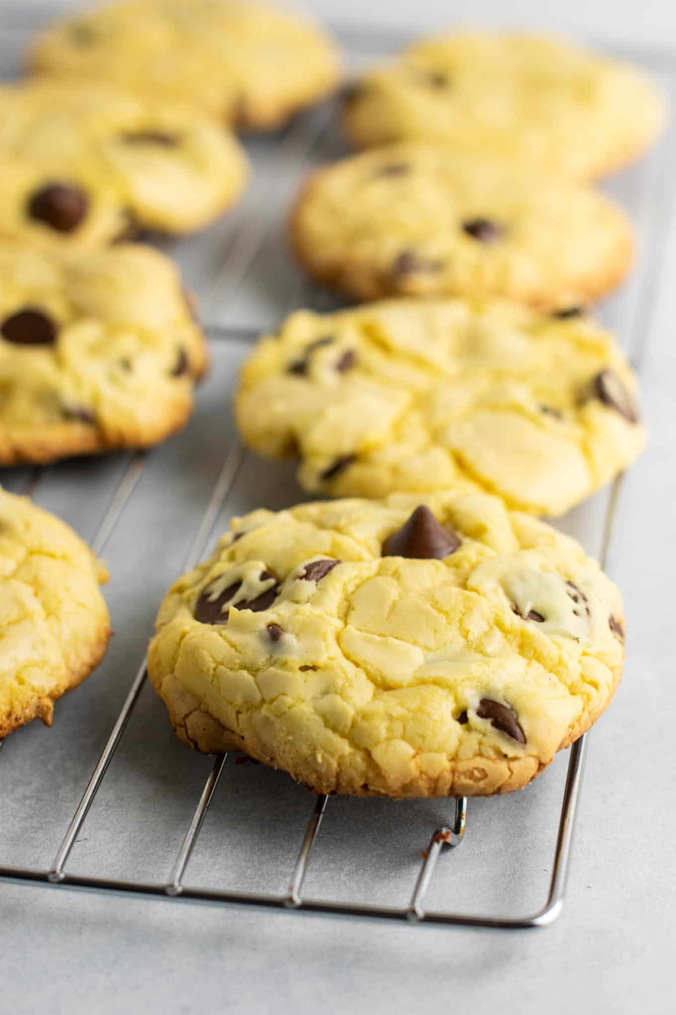 Cake Mix Chocolate Chip Cookies - Build Your Bite