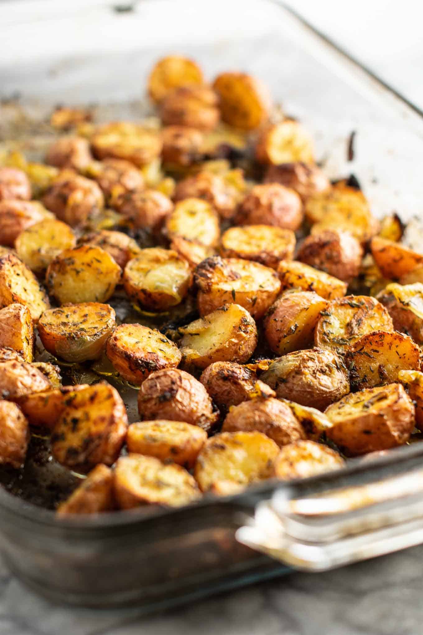 Onion And Garlic Roasted Potatoes