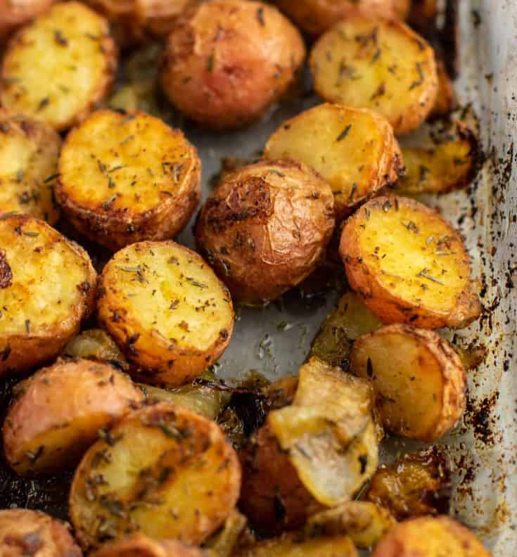 Roasted Potatoes and Onions Recipe - Build Your Bite