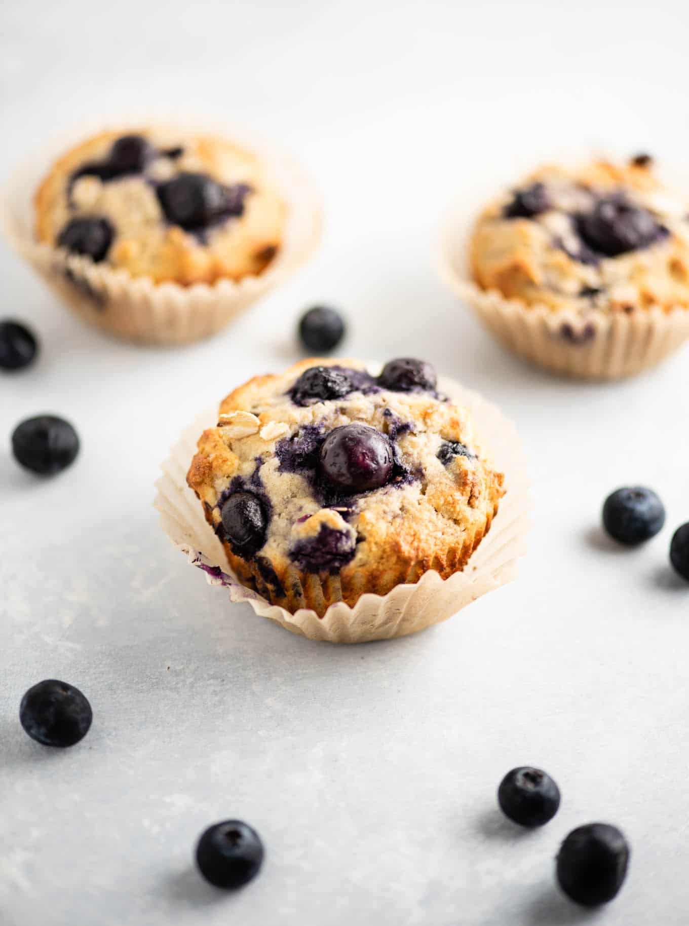 gluten free blueberry banana muffins
